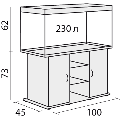 Габариты Биодизайн РИФ 250